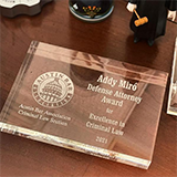 Defense Attorney Award