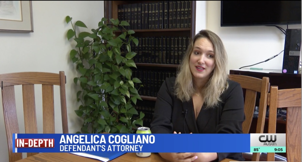 Angelica Cogliano, defense attorney, explaining a sudden passion murder verdict on KXAN In-Depth, CW Austin